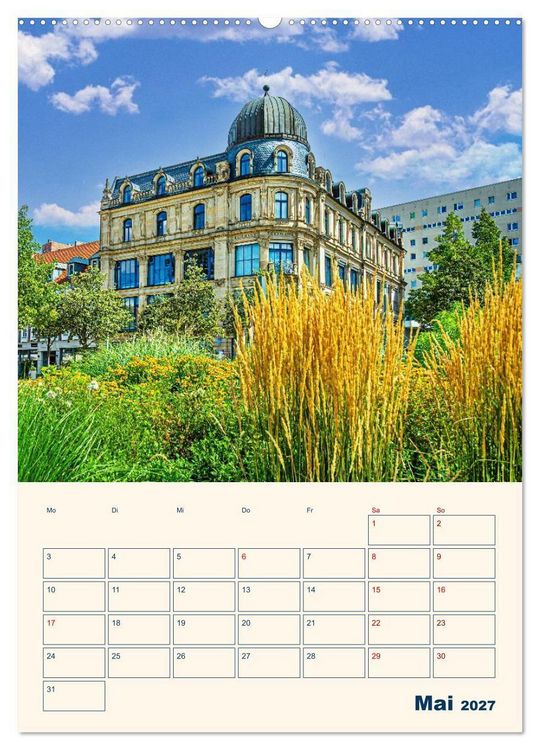 Produktbild: Zauberhaftes Erfurt (hochwertiger Premium Wandkalender 2027 DIN A2 hoch), Kunstdruck in Hochglanz