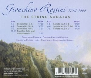 Produktbild: Rossini:The String Sonatas