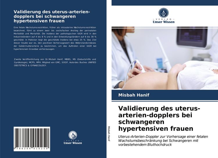 Produktbild: Validierung des uterus-arterien-dopplers bei schwangeren hypertensiven frauen