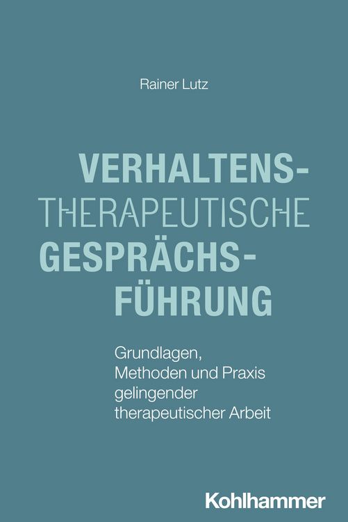 Produktbild: Verhaltenstherapeutische Gespr&auml;chsf&uuml;hrung