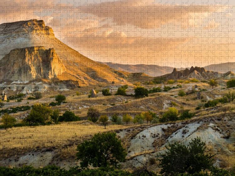 Produktbild: CALVENDO Puzzle Goldener Morgen in Kappadokien | 1000 Teile Lege-Gr&ouml;&szlig;e 64x48cm Foto-Puzzle f&uuml;r gl&uuml;ckliche Stunden