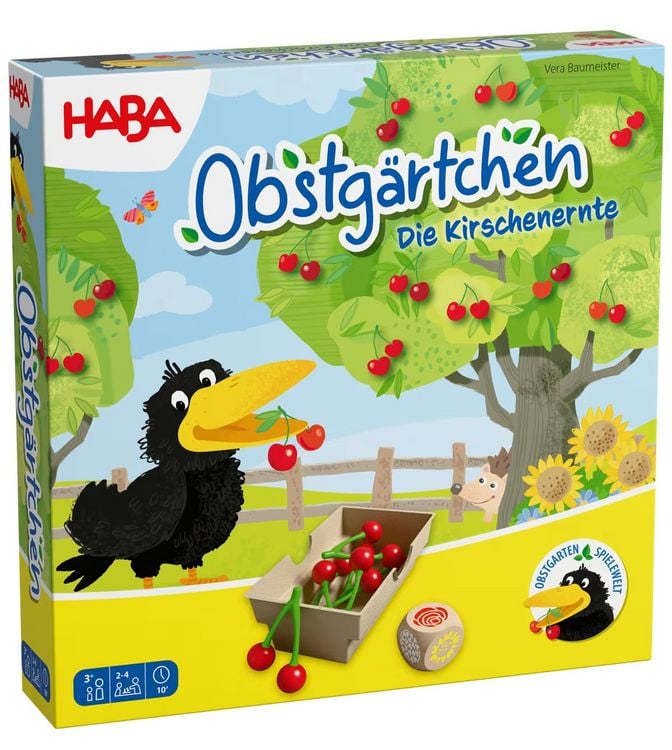 Produktbild: HABA 2013839001 - Obstg&auml;rtchen, Die Kirschenernte, W&uuml;rfelspiel