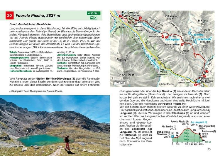 Produktbild: ROTHER Wanderf&uuml;hrer Oberengadin. 50 Touren im Engadin rund um St. Moritz, Zuoz, Pontresina und Maloja