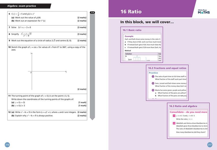 Produktbild: White Rose Aqa Gcse High Sb1