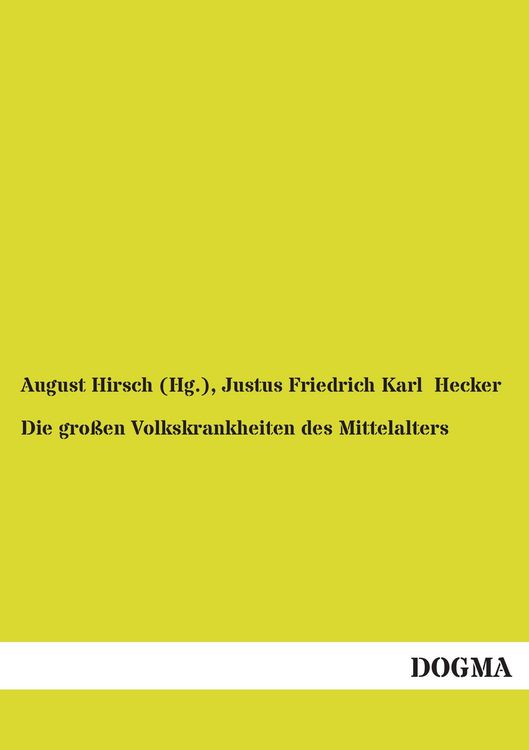 Produktbild: Die gro&szlig;en Volkskrankheiten des Mittelalters
