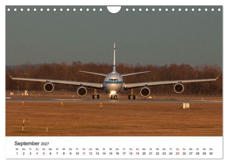 Produktbild: Flugzeuge von Airbus 2027 (Wandkalender 2027 DIN A4 quer), CALVENDO Monatskalender