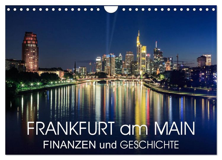 Produktbild: Frankfurt am Main - Finanzen und Geschichte (Wandkalender 2026 DIN A4 quer), CALVENDO Monatskalender