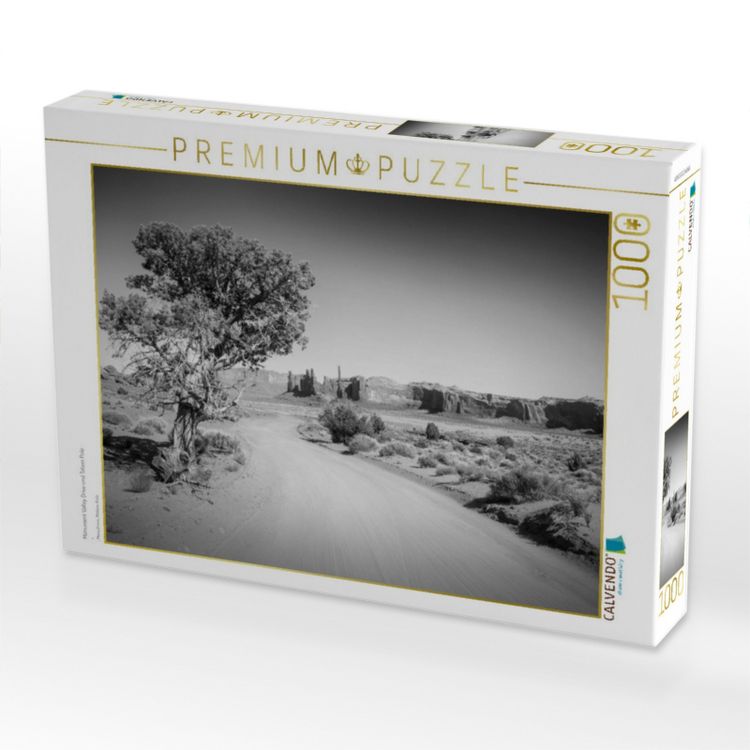 Produktbild: CALVENDO Puzzle Monument Valley Drive und Totem Pole | 1000 Teile Lege-Gr&ouml;&szlig;e 64x48cm Foto-Puzzle f&uuml;r gl&uuml;ckliche Stunden
