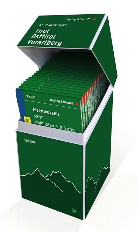 Produktbild: Tirol - Osttirol - Vorarlberg, Wanderkarten Set 1:50.000