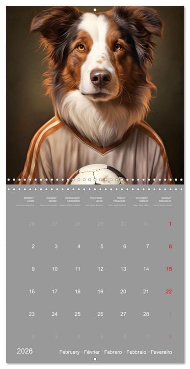 Produktbild: If dogs were humans (Wall Calendar 2026 12 &times; 12 Inch) CALVENDO 12 Month Wall Calendar