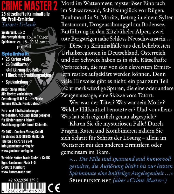 Gmeiner-Verlag - Crime Master 2