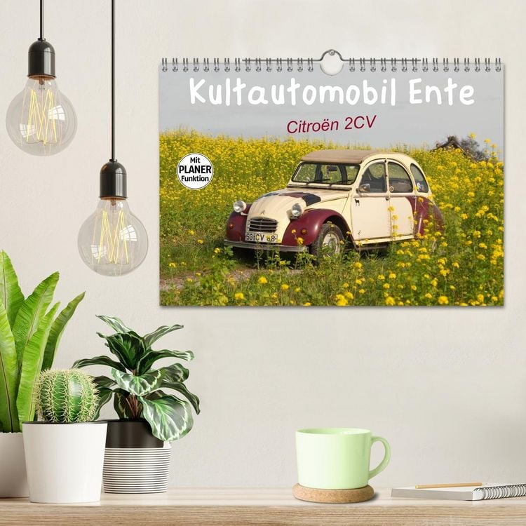 Produktbild: Kultautomobil Ente Citro&euml;n 2CV (Wandkalender 2025 DIN A4 quer), CALVENDO Monatskalender