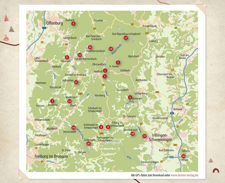 Produktbild: Schwarzwald - die Mitte. Wandern für die Seele
