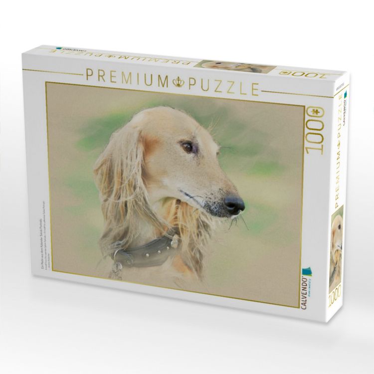 Produktbild: CALVENDO Puzzle Ein Motiv aus dem Kalender Saluki Portraits | 1000 Teile Lege-Gr&ouml;&szlig;e 64x48cm Foto-Puzzle f&uuml;r gl&uuml;ckliche Stunden