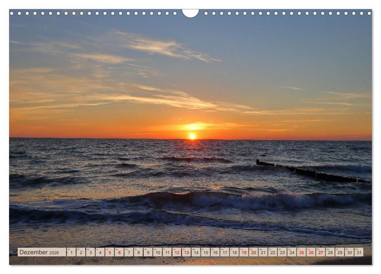 Produktbild: Fischland zwischen Ostsee und Bodden (Wandkalender 2026 DIN A3 quer), CALVENDO Monatskalender