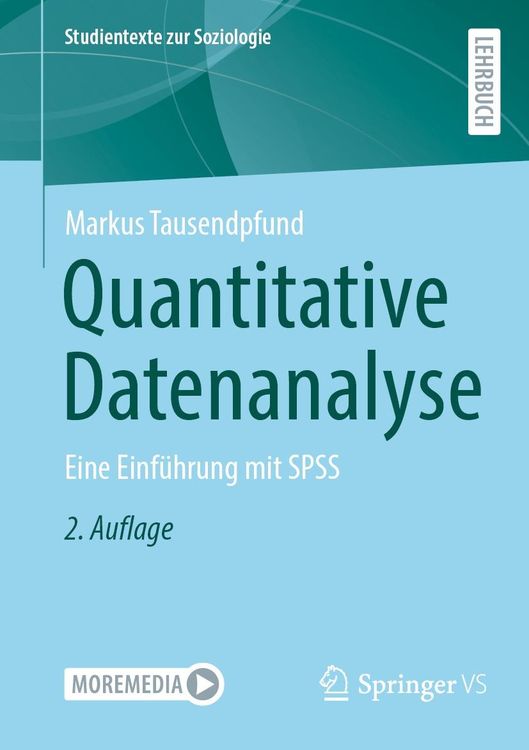 Produktbild: Quantitative Datenanalyse