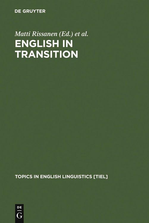 Produktbild: English in Transition