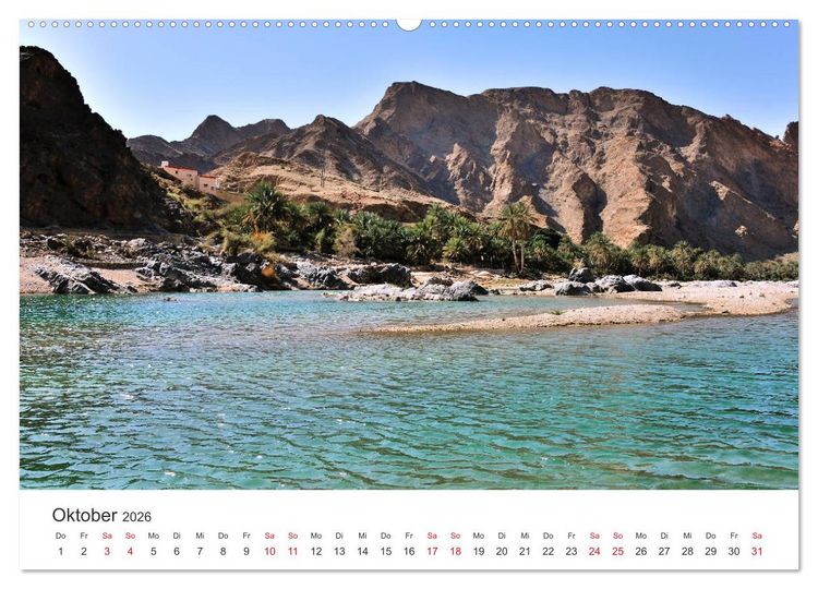 Produktbild: Sultanat Oman - Land des Orients (Wandkalender 2026 DIN A2 quer), CALVENDO Monatskalender