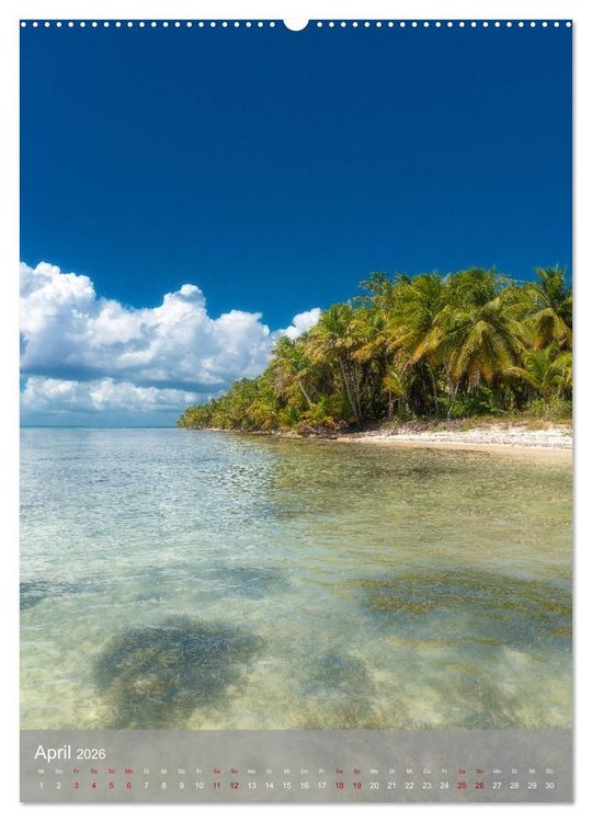 Produktbild: Karibischer Traum Isla Saona (hochwertiger Premium Wandkalender 2026 DIN A2 hoch), Kunstdruck in Hochglanz