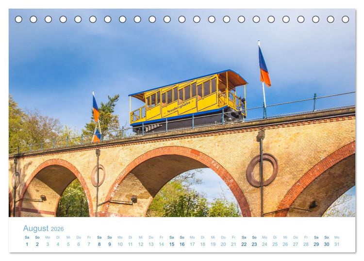 Produktbild: Daheim in Wiesbaden (Tischkalender 2026 DIN A5 quer), CALVENDO Monatskalender