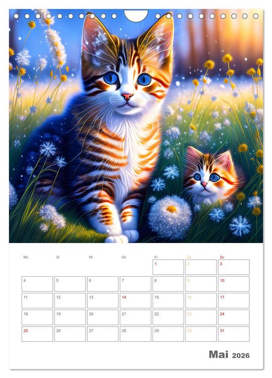 Produktbild: Liebenswerte Hunde und Katzen (Wandkalender 2026 DIN A4 hoch), CALVENDO Monatskalender