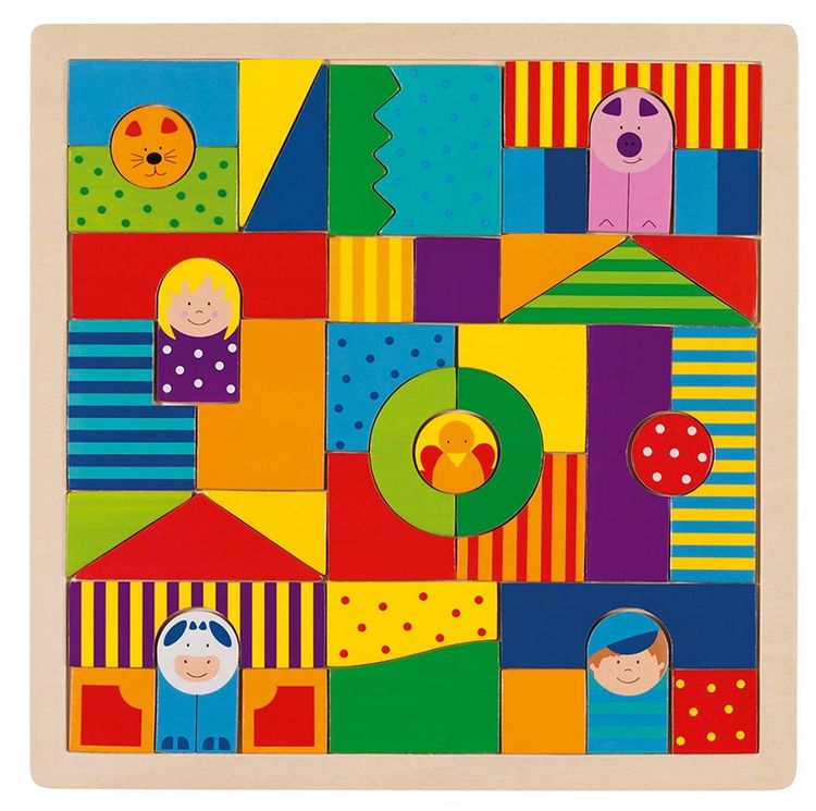 Produktbild: Goki 58659 - Legespiel Bauernhof