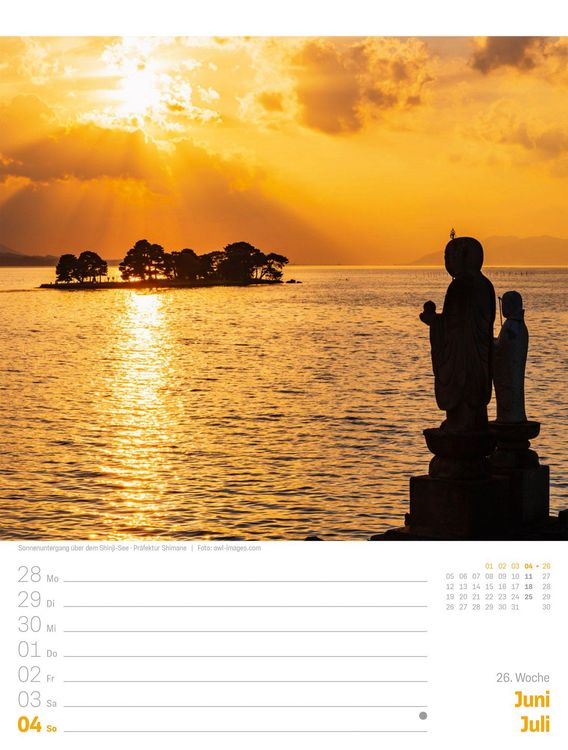 Produktbild: Japan Wochenplaner Kalender 2027 | Das Land der aufgehenden Sonne