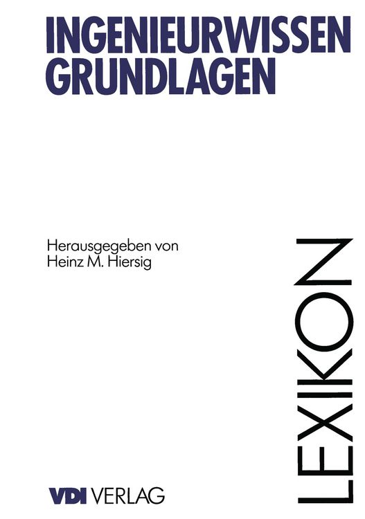 Produktbild: Lexikon Ingenieurwissen-Grundlagen