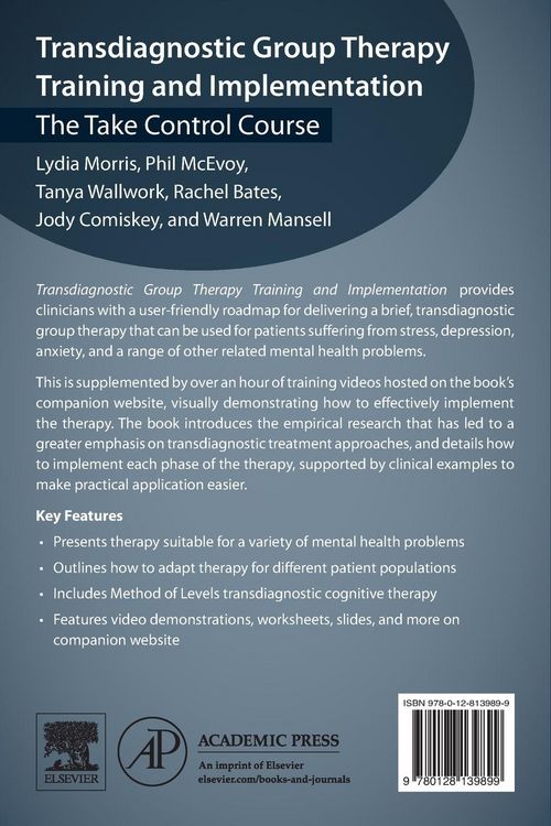 Produktbild: Transdiagnostic Group Therapy Training and Implementation