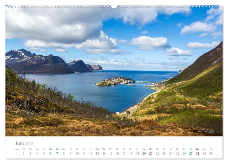 Produktbild: Norwegen - der hohe Norden (hochwertiger Premium Wandkalender 2026 DIN A2 quer), Kunstdruck in Hochglanz
