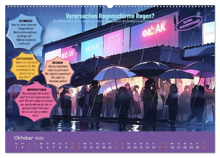 Produktbild: Mathe ist eigentlich doch ganz cool! (Wandkalender 2026 DIN A2 quer), CALVENDO Monatskalender