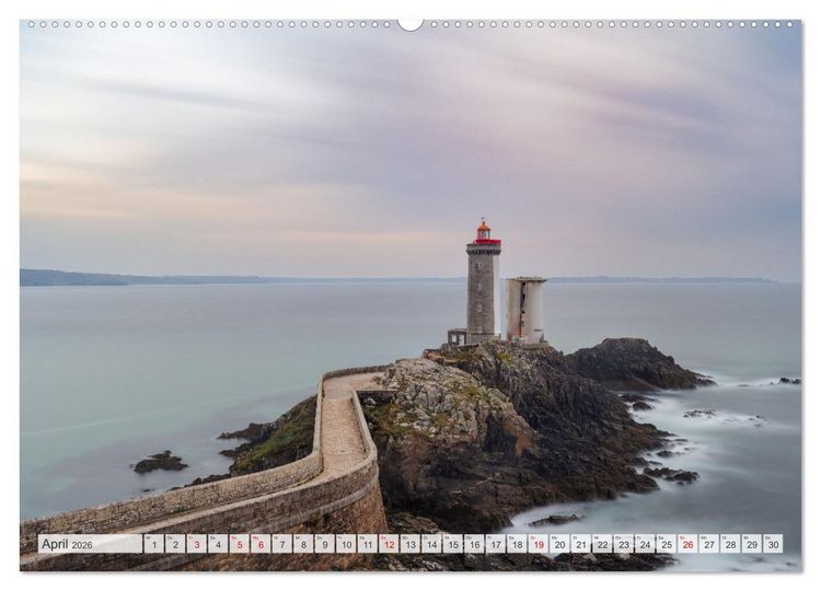 Produktbild: Wilde Bretagne (hochwertiger Premium Wandkalender 2026 DIN A2 quer), Kunstdruck in Hochglanz