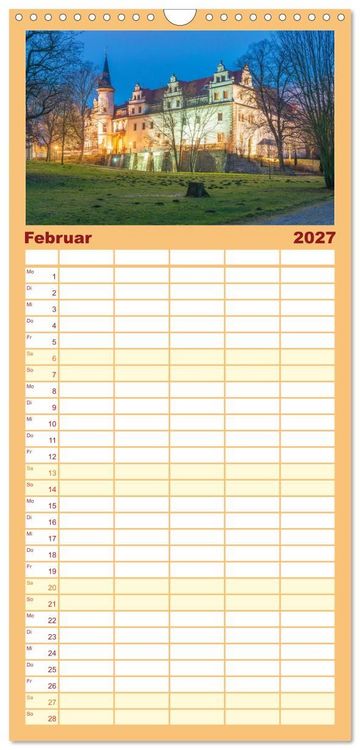 Produktbild: Familienplaner 2027 - Willkommen im Saalekreis mit 5 Spalten (Wandkalender, 21 x 45 cm) CALVENDO