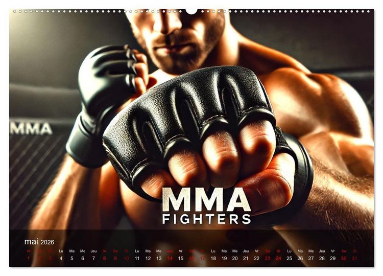 Produktbild: MMA - Mixed Martial Arts France (Calendrier mural 2026 DIN A2 vertical) calendrier de bureau