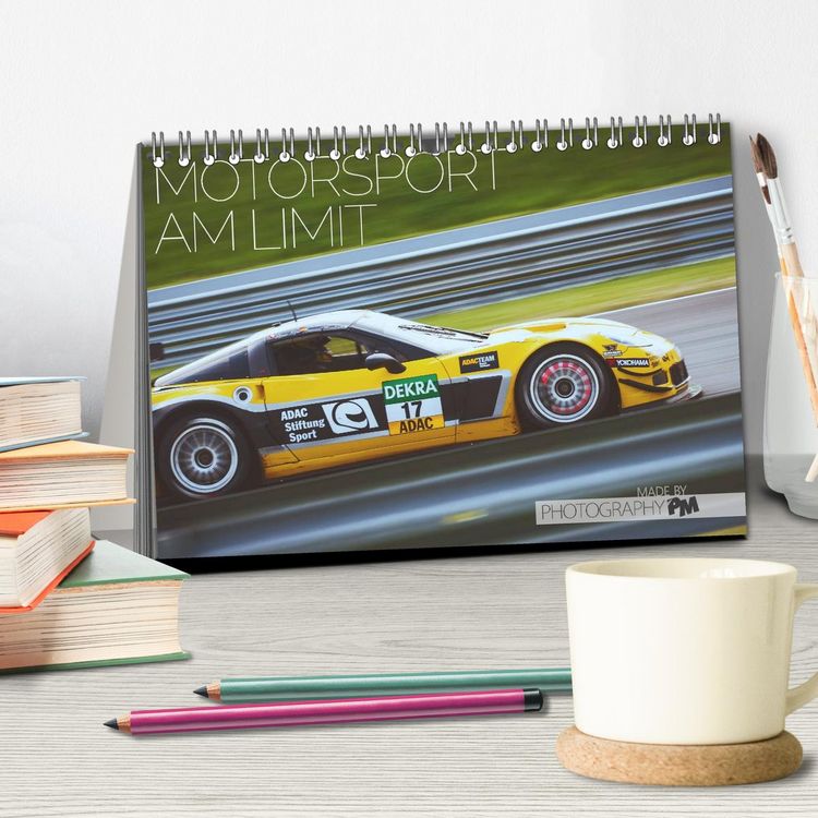 Produktbild: Motorsport am Limit 2026 (Tischkalender 2026 DIN A5 quer), CALVENDO Monatskalender