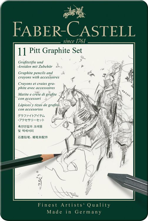 Produktbild: Faber-Castell Set Pitt Graphite kleines Set 11er Metalletui