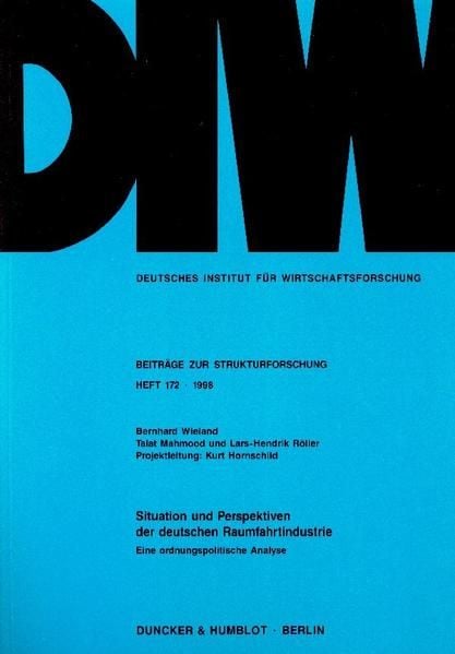Produktbild: Situation und Perspektiven der deutschen Raumfahrtindustrie.
