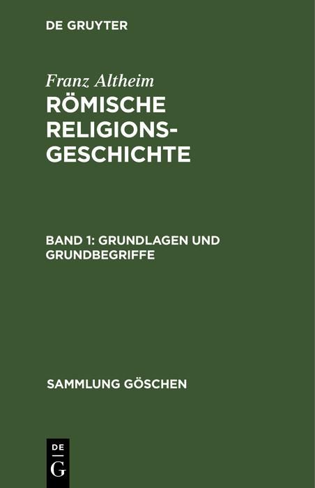 Produktbild: Grundlagen und Grundbegriffe