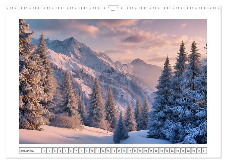 Produktbild: ALPEN Sehnsucht (Wandkalender 2027 DIN A3 quer), CALVENDO Monatskalender