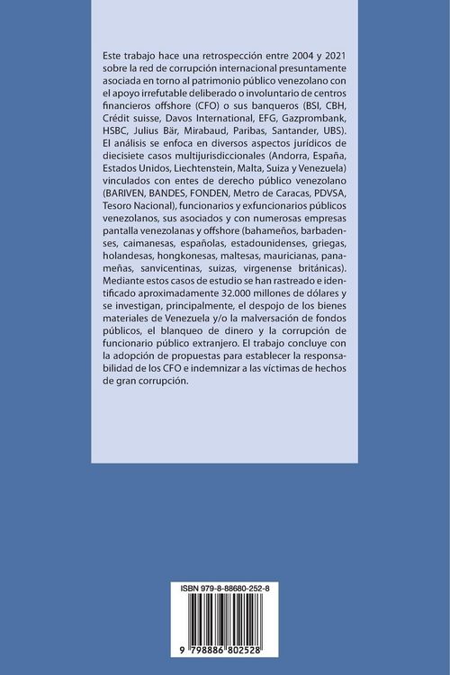 Produktbild: La Corrupci&oacute;n Transnacional Y El Blanqueo Del Patrimonio P&uacute;blico Venezolano. Aspectos Jur&iacute;dicos Fundamentales