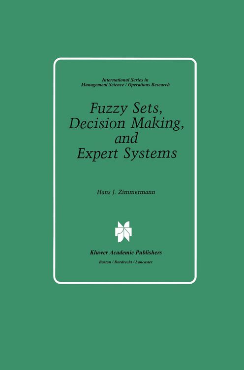 Produktbild: Fuzzy Sets, Decision Making, and Expert Systems
