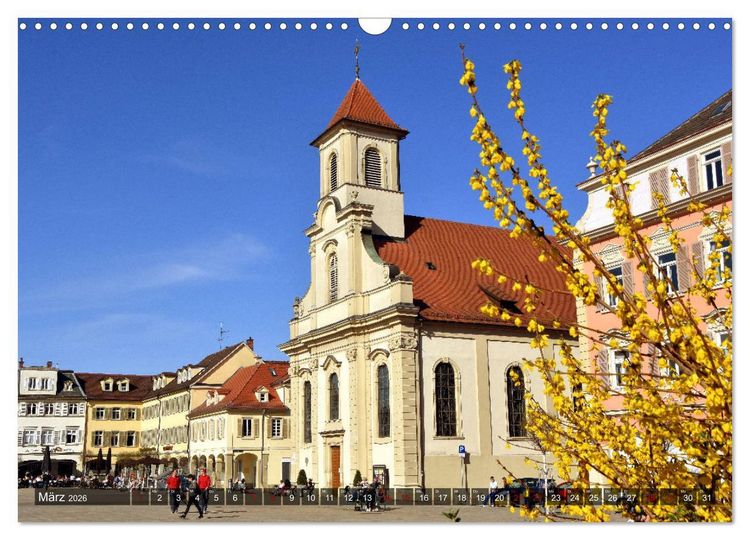 Produktbild: Unterwegs in Ludwigsburg (Wandkalender 2026 DIN A3 quer), CALVENDO Monatskalender