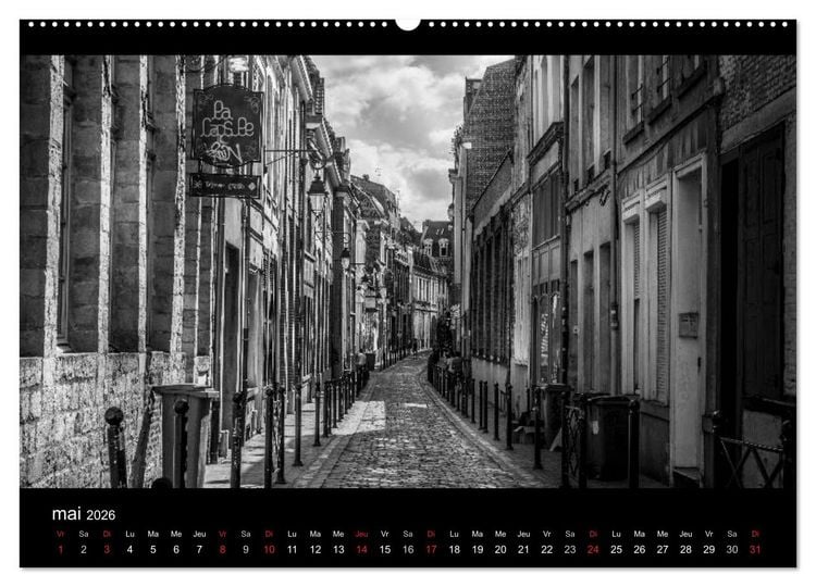 Produktbild: Le Vieux Lille (Calendrier mural 2026 DIN A2 vertical) calendrier de bureau