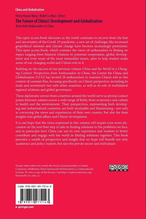 Produktbild: The Future of China&rsquo;s Development and Globalization