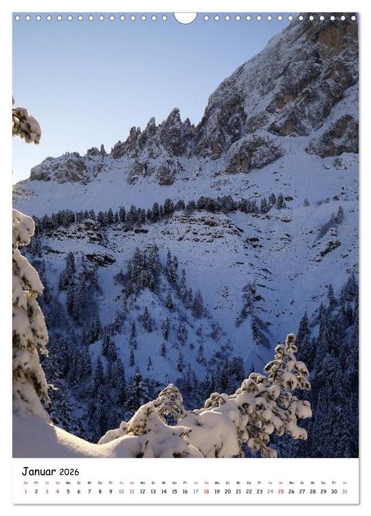Produktbild: Die Dolomiten um S&uuml;dtirol (Wandkalender 2026 DIN A3 hoch), CALVENDO Monatskalender
