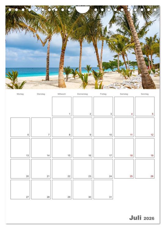 Produktbild: Sansibar - Traumreiseziel (Wandkalender 2026 DIN A4 hoch), CALVENDO Monatskalender