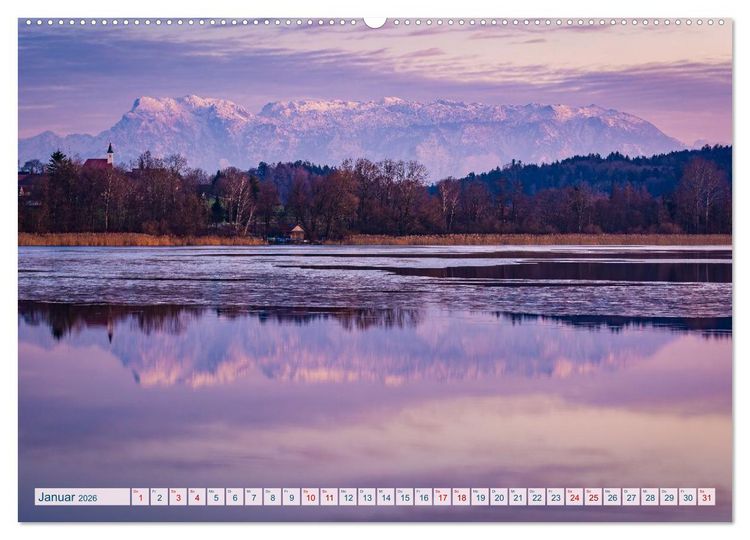 Produktbild: Malerische Alpen - Fesselnde Landschaften (hochwertiger Premium Wandkalender 2026 DIN A2 quer), Kunstdruck in Hochglanz