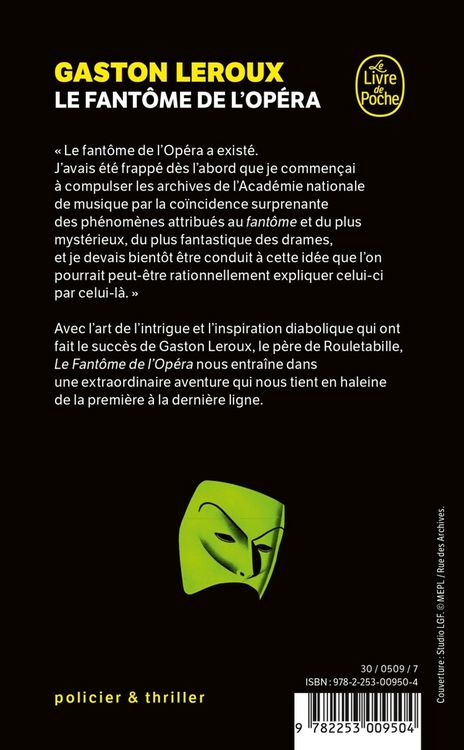 Produktbild: Le Fantome de l' Opera