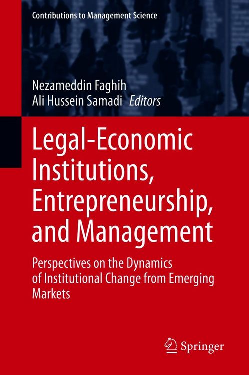 Produktbild: Legal-Economic Institutions, Entrepreneurship, and Management