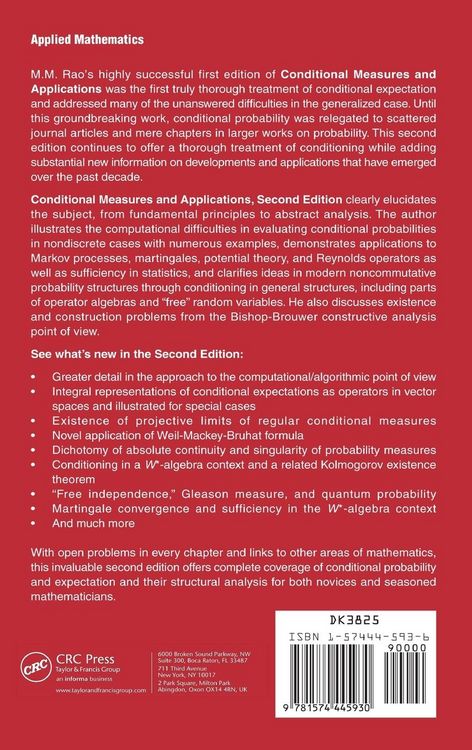 Produktbild: Conditional Measures and Applications